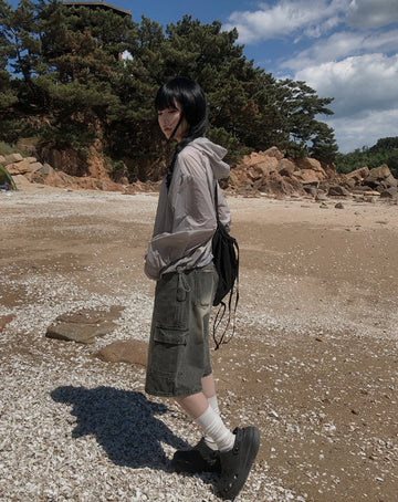 Folding Hood Windbreaker